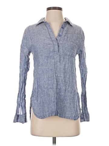 Garnet Hill Long Sleeve Button-Down Shirt (view 1)
