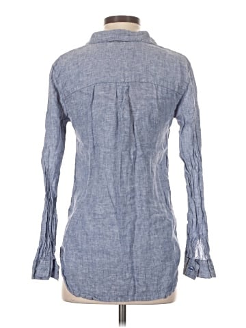 Garnet Hill Long Sleeve Button-Down Shirt (view 2)