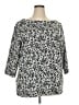 Cj Banks Animal Print Silver Pullover Sweater Size 2X - photo 1