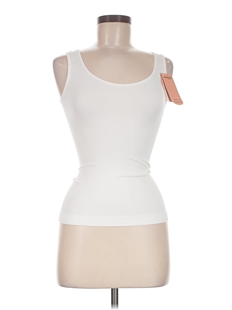 Pre-owned Shapermint Tank Top Ivory Strapless Neckline Tops