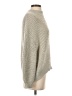 Splendid Solid Gray Turtleneck Sweater Size S - photo 4