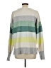 Ann Taylor LOFT Stripes Gray Pullover Sweater Size L - photo 2