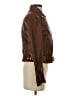 Aldo 100% Leather Brown Jacket Size S - photo 4