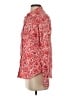 L.L.Bean Print Red Long Sleeve Blouse Size S - photo 5