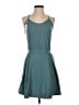 Halara Solid Teal Casual Dress Size XS - photo 1