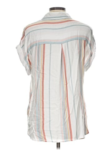 Cosmic Blue Love Short Sleeve Blouse (view 2)