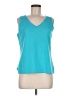 St. John Teal Sleeveless Top Size M - photo 1