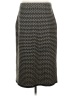 Max Studio Houndstooth Black Casual Skirt Size L - photo 2