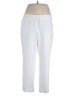 Black Label by Evan Picone Solid White Casual Pants Size 16 - photo 1