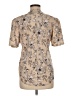 Cocomo Floral Tan Short Sleeve Blouse Size M - photo 2