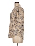 Cocomo Floral Tan Short Sleeve Blouse Size M - photo 5