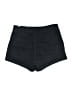 Universal Thread Solid Black Denim Shorts Size 6 - photo 2