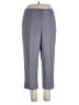 Rafaella Solid Gray Casual Pants Size 14 - photo 1