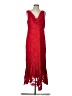 Taylor 100% Polyester Red Cocktail Dress Size 12 - photo 1