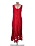 Taylor 100% Polyester Red Cocktail Dress Size 12 - photo 2
