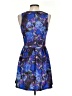 Eight Sixty Graphic Blue Cocktail Dress Size S - photo 2
