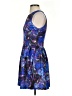 Eight Sixty Graphic Blue Cocktail Dress Size S - photo 5