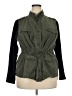 Torrid 100% Cotton Green Jacket Size 2X Plus (2) - photo 1