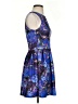 Eight Sixty Graphic Blue Cocktail Dress Size S - photo 4