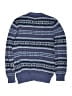 Crewcuts Outlet 100% Cotton Paisley Blue Pullover Sweater Size 12 - 14 - photo 2