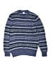 Crewcuts Outlet 100% Cotton Paisley Blue Pullover Sweater Size 12 - 14 - photo 1