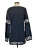 Madison Mathews 100% Cotton Blue Long Sleeve Blouse Size S - photo 2