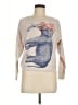 Supermaggie Print Ivory Pullover Sweater Size M - photo 1