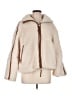 H&M 100% Polyester Ivory Faux Fur Jacket Size M - photo 1