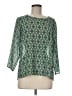 CAbi 100% Polyester Green 3/4 Sleeve Blouse Size M - photo 1