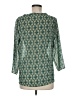 CAbi 100% Polyester Green 3/4 Sleeve Blouse Size M - photo 2