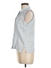 Blue Willi's 100% Cotton Blue Sleeveless Button-Down Shirt Size M - photo 5