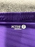 Active 100% Polyester Color Block Purple Athletic Shorts Size S - photo 3