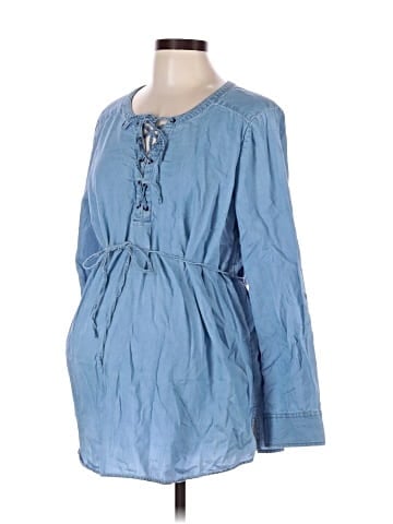 Motherhood 3/4 Sleeve Blouse (view 1)
