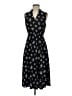 Anne Klein Graphic Black Casual Dress Size 4 - photo 1