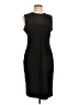 Shape FX Solid Black Cocktail Dress Size 12 - photo 1