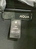 Aqua 100% Polyester Solid Black Casual Dress Size S - photo 7