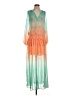 Boston Proper 100% Polyester Orange Cocktail Dress Size 4 - photo 1