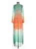 Boston Proper 100% Polyester Orange Cocktail Dress Size 4 - photo 2