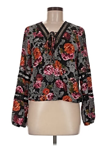 Romeo & Juliet Couture Long Sleeve Blouse (view 1)