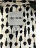 Nic + Zoe 100% Polyester Polka Dots Silver Short Sleeve Blouse Size M - photo 4