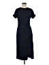 FRAME Solid Black Casual Dress Size M - photo 1