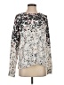 P.J. Salvage Animal Print Silver Pullover Sweater Size S - photo 1