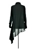 Merona 100% Polyester Green Long Sleeve Blouse Size L (estimated) - photo 2