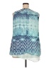 Style&Co 100% Polyester Blue Sleeveless Blouse Size 2X - photo 2