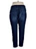 Faded Glory Solid Blue Jeans Size 16 - photo 2