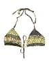 OndadeMar Animal Print Yellow Swimsuit Top Size XS - photo 1