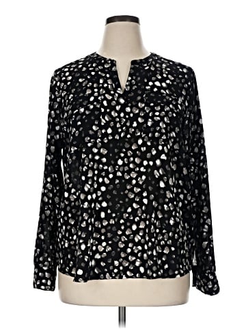 Simply Vera Vera Wang Long Sleeve Blouse (view 1)