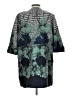 Eva Franco 100% Polyester Print Green Coat Size 10 - photo 2
