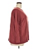 A.gain Burgundy 3/4 Sleeve Top Size 2X (estimated) - photo 4
