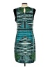 ECI Graphic Teal Cocktail Dress Size 12 - photo 2